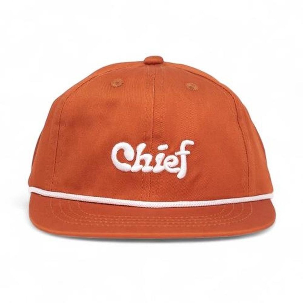 Vintage Orange Rope Hat